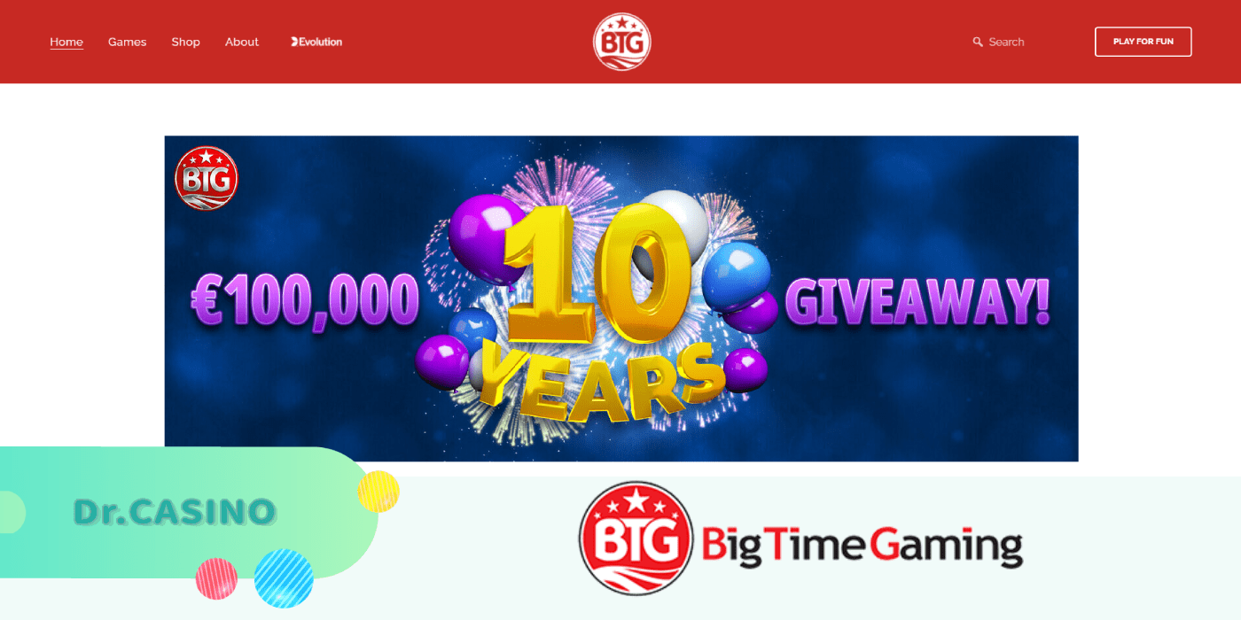 Dr. CasinoがBig Time Gamingを紹介する