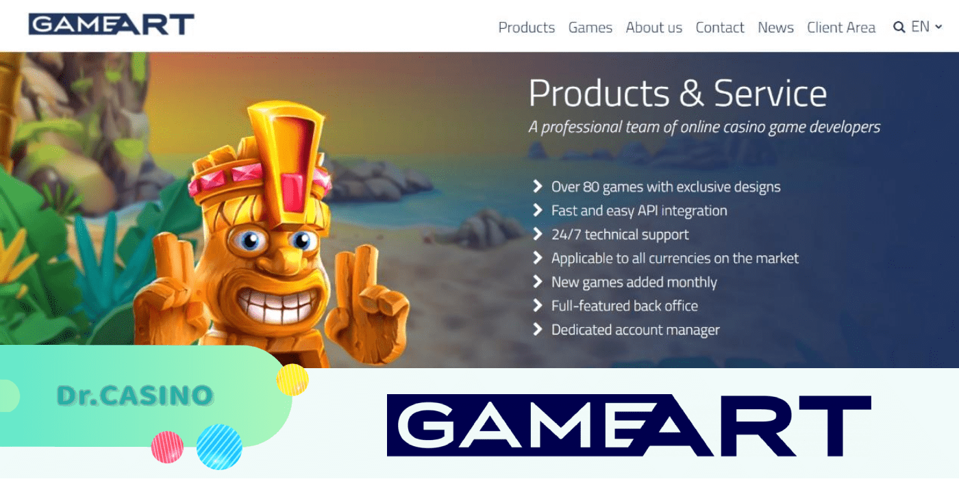 Dr. CasinoがGAMEARTを紹介する