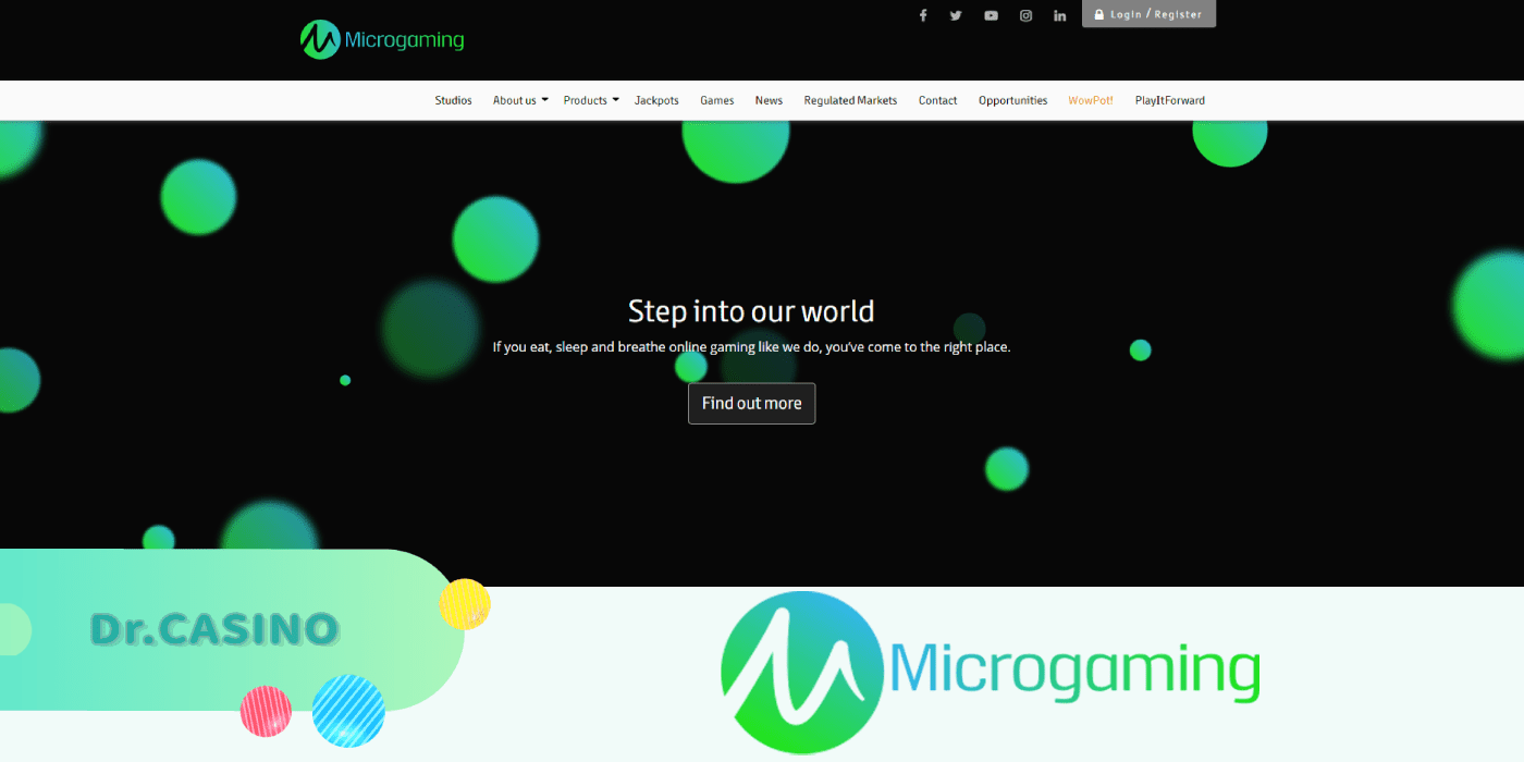 Dr. CasinoがMicrogamingを紹介する