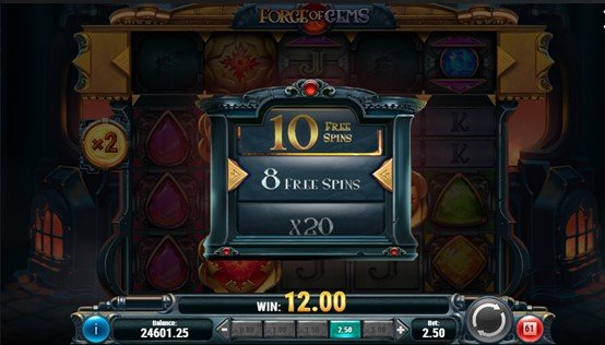 Dr. Casinoが"Forge of Gems"スロットゲームを紹介する