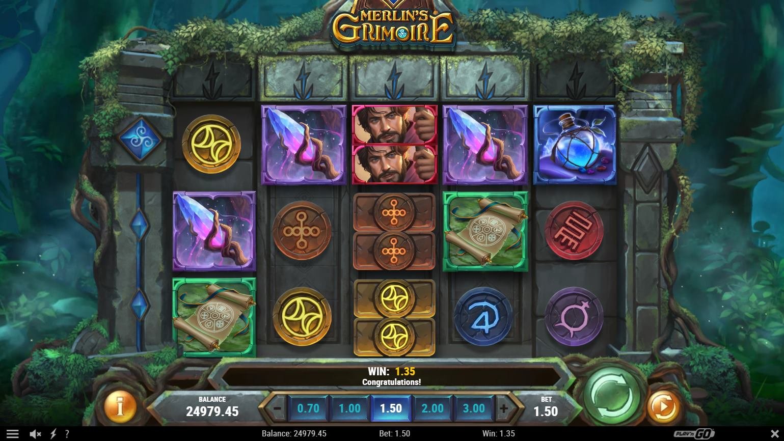Play'n GOからリリースされた「MERLIN’S GRIMOIRE」を紹介！