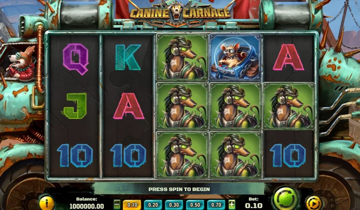 スロット『Canine Carnage』を紹介